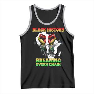 African American Civil Rights Gift Tank Top Breaking Every Chain TS12 Black Athletic Heather Print Your Wear