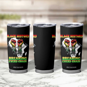 African American Civil Rights Gift Tumbler Cup Breaking Every Chain TS12 Print Your Wear