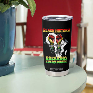 African American Civil Rights Gift Tumbler Cup Breaking Every Chain TS12 Print Your Wear