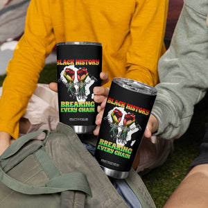 African American Civil Rights Gift Tumbler Cup Breaking Every Chain TS12 Print Your Wear