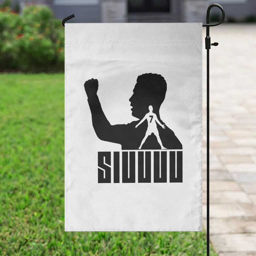 Siuuuu Number Seven Soccer Celebration Garden Flag Funny Sport Lovers Gift TS12 Print Your Wear