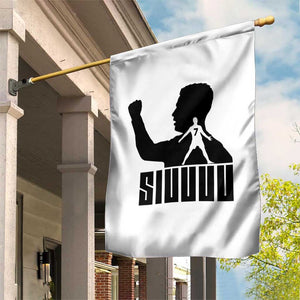 Siuuuu Number Seven Soccer Celebration Garden Flag Funny Sport Lovers Gift TS12 Print Your Wear