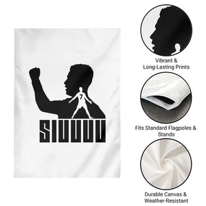 Siuuuu Number Seven Soccer Celebration Garden Flag Funny Sport Lovers Gift TS12 Print Your Wear
