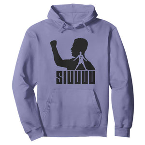 Siuuuu Number Seven Soccer Celebration Hoodie Funny Sport Lovers Gift TS12 Violet Print Your Wear