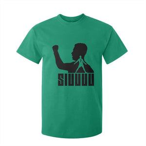 Siuuuu Number Seven Soccer Celebration T Shirt For Kid Funny Sport Lovers Gift TS12 Irish Green Print Your Wear