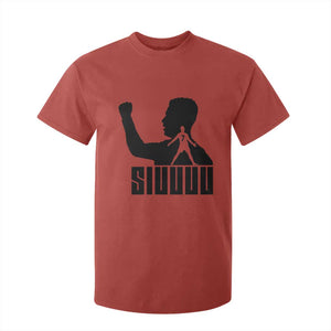 Siuuuu Number Seven Soccer Celebration T Shirt For Kid Funny Sport Lovers Gift TS12 Red Print Your Wear