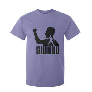 Siuuuu Number Seven Soccer Celebration T Shirt For Kid Funny Sport Lovers Gift TS12 Violet Print Your Wear
