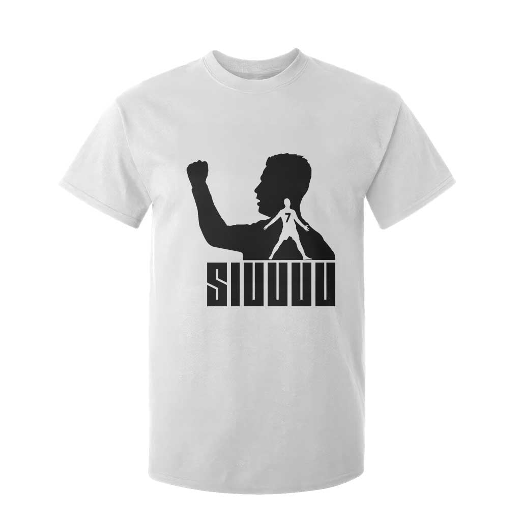 Siuuuu Number Seven Soccer Celebration T Shirt For Kid Funny Sport Lovers Gift TS12 White Print Your Wear