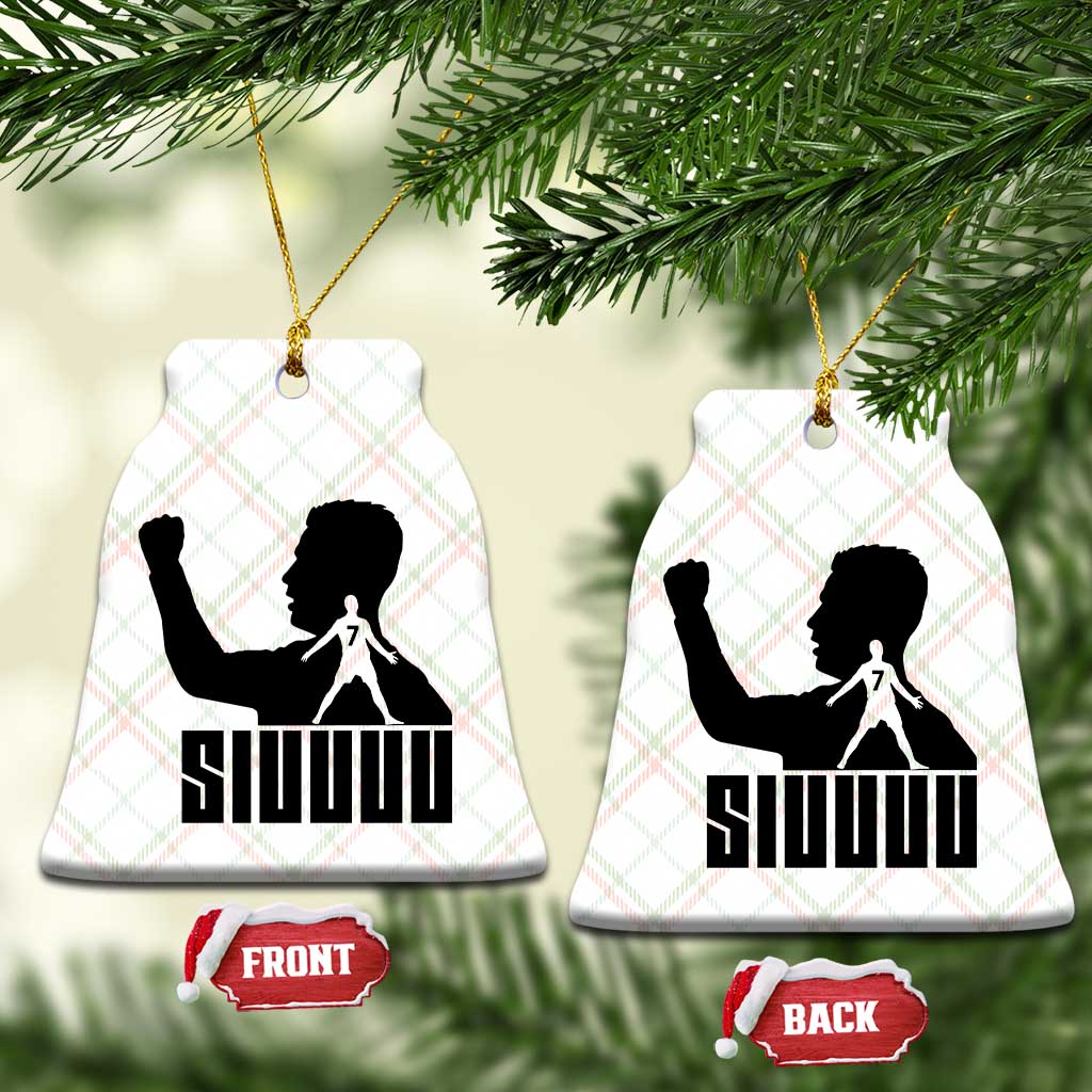 Siuuuu Number Seven Soccer Celebration Ceramic Ornament Funny Sport Lovers Gift TS12 Print Your Wear