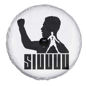 Siuuuu Number Seven Soccer Celebration Spare Tire Cover Funny Sport Lovers Gift TS12 Print Your Wear
