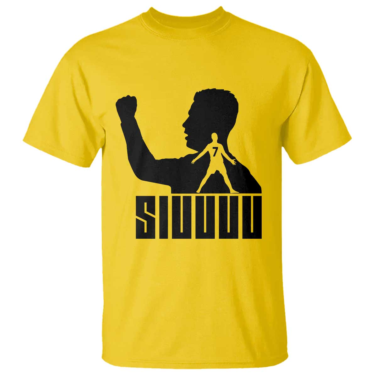 Siuuuu Number Seven Soccer Celebration T Shirt Funny Sport Lovers Gift TS12 Daisy Print Your Wear