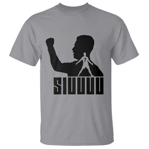 Siuuuu Number Seven Soccer Celebration T Shirt Funny Sport Lovers Gift TS12 Sport Gray Print Your Wear