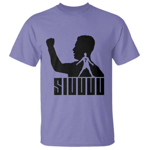 Siuuuu Number Seven Soccer Celebration T Shirt Funny Sport Lovers Gift TS12 Violet Print Your Wear