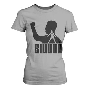Siuuuu Number Seven Soccer Celebration T Shirt For Women Funny Sport Lovers Gift TS12 Sport Gray Print Your Wear