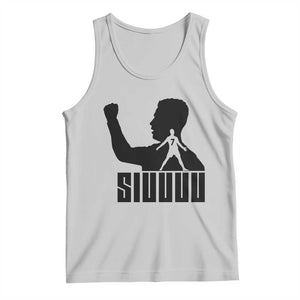 Siuuuu Number Seven Soccer Celebration Tank Top Funny Sport Lovers Gift TS12 Ash Print Your Wear