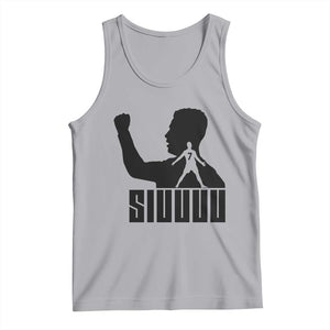 Siuuuu Number Seven Soccer Celebration Tank Top Funny Sport Lovers Gift TS12 Athletic Heather Print Your Wear