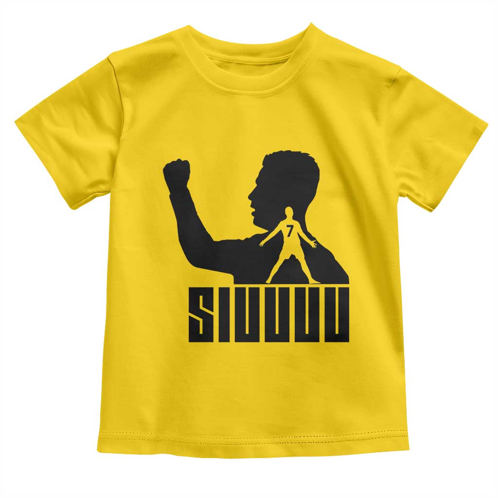 Siuuuu Number Seven Soccer Celebration Toddler T Shirt Funny Sport Lovers Gift TS12 Daisy Print Your Wear