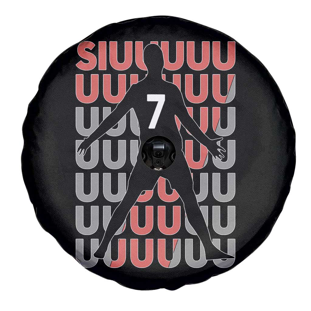 Siuuuu Soccer Celebration Spare Tire Cover Gift For Fans TS12 Print Your Wear