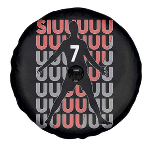 Siuuuu Soccer Celebration Spare Tire Cover Gift For Fans TS12 Print Your Wear