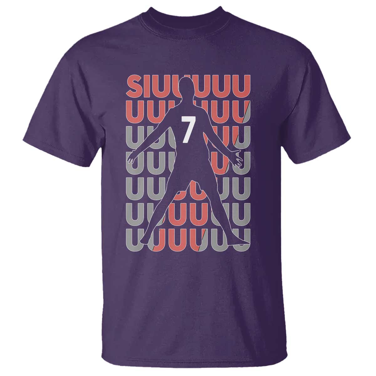 Siuuuu Soccer Celebration T Shirt Gift For Fans TS12 Purple Print Your Wear