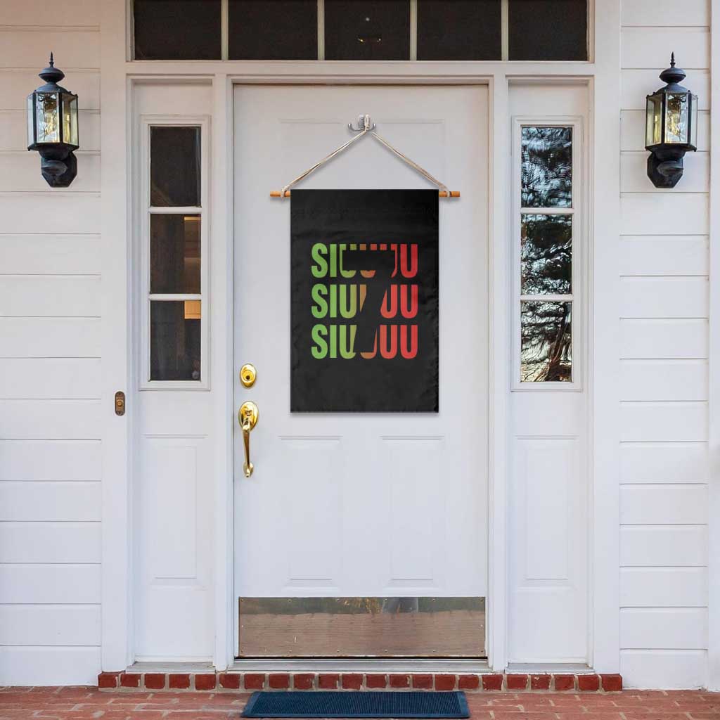 Siuuuu Soccer Celebration Garden Flag Gift For Soccer Lovers TS12 Print Your Wear