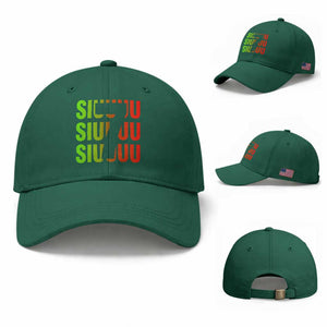 Siuuuu Soccer Celebration Baseball Cap Gift For Soccer Lovers TS12 Baseball Cap Universal Fit Irish Green Print Your Wear