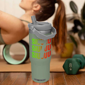 Siuuuu Soccer Celebration Flip Straw Tumbler Gift For Soccer Lovers TS12 One Size: 30 oz Moss Green Print Your Wear