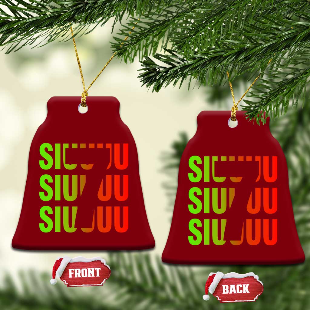 Siuuuu Soccer Celebration Ceramic Ornament Gift For Soccer Lovers TS12 Print Your Wear