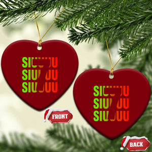 Siuuuu Soccer Celebration Ceramic Ornament Gift For Soccer Lovers TS12 Print Your Wear