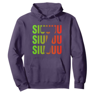 Siuuuu Soccer Celebration Hoodie Gift For Soccer Lovers TS12 Purple Print Your Wear