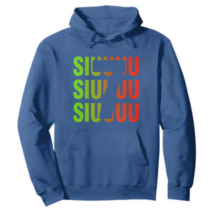 Siuuuu Soccer Celebration Hoodie Gift For Soccer Lovers TS12 Royal Blue Print Your Wear