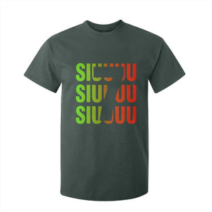 Siuuuu Soccer Celebration T Shirt For Kid Gift For Soccer Lovers TS12 Dark Forest Green Print Your Wear