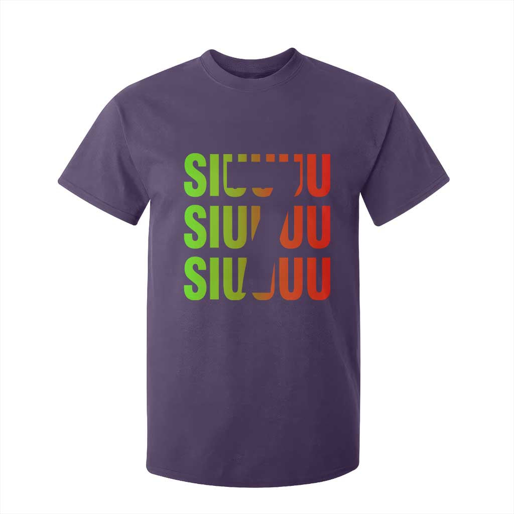 Siuuuu Soccer Celebration T Shirt For Kid Gift For Soccer Lovers TS12 Purple Print Your Wear