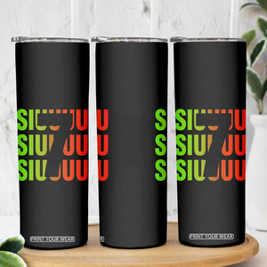 Siuuuu Soccer Celebration Skinny Tumbler Gift For Soccer Lovers TS12 Print Your Wear