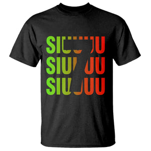 Siuuuu Soccer Celebration T Shirt Gift For Soccer Lovers TS12 Black Print Your Wear