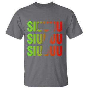 Siuuuu Soccer Celebration T Shirt Gift For Soccer Lovers TS12 Charcoal Print Your Wear