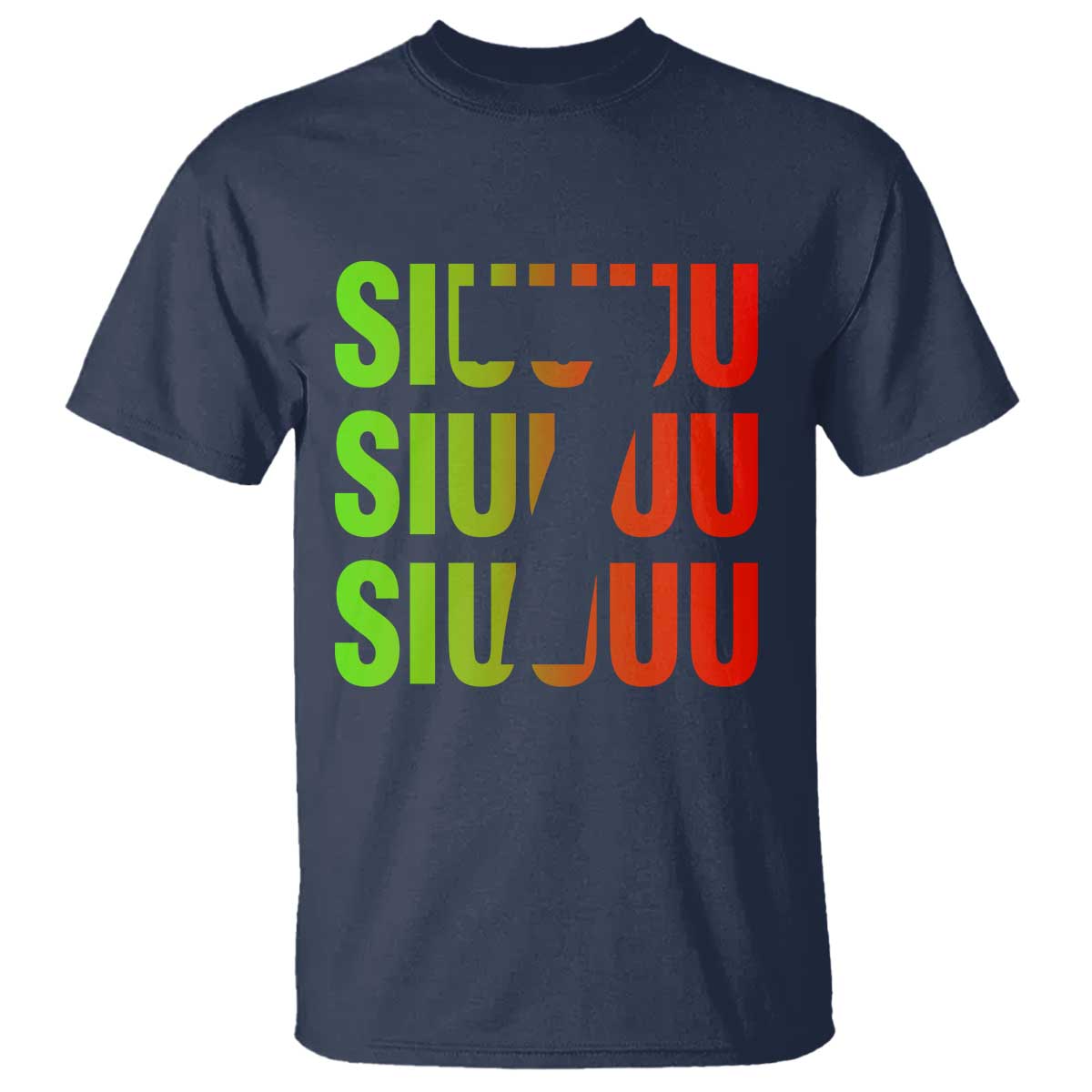 Siuuuu Soccer Celebration T Shirt Gift For Soccer Lovers TS12 Navy Print Your Wear