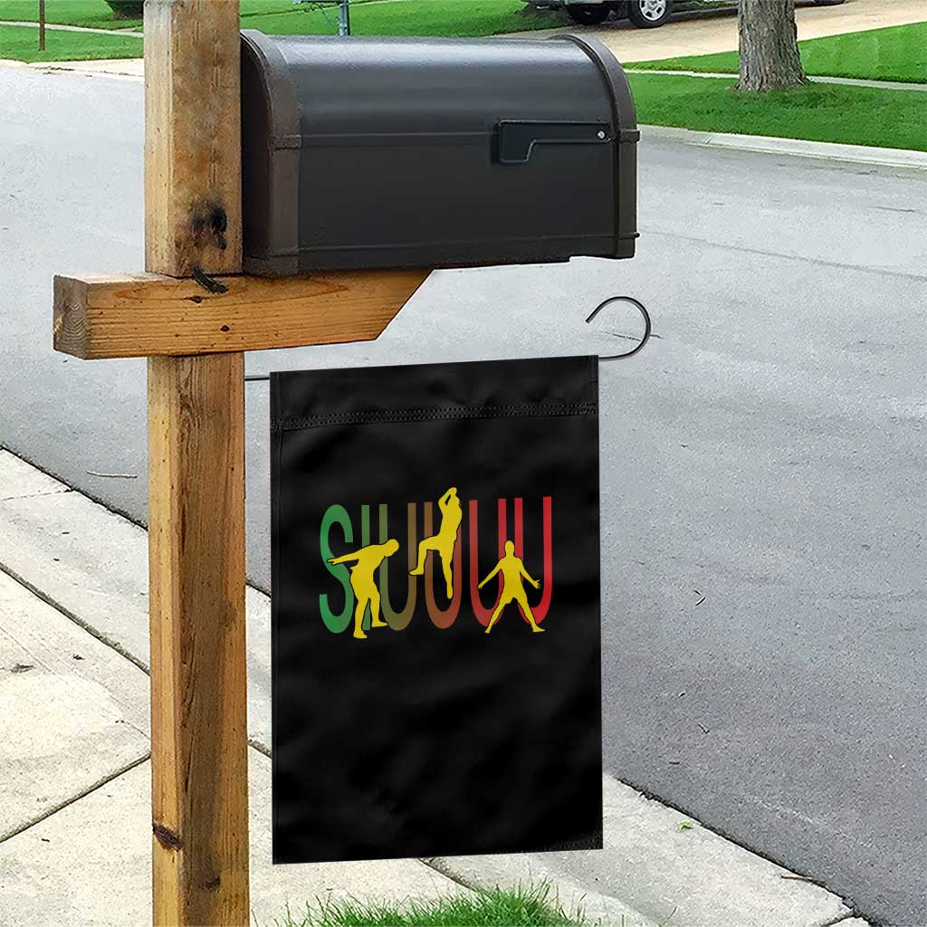 Funny Game Day Soccer Celebration Gift Garden Flag Siuuuu TS12 Print Your Wear