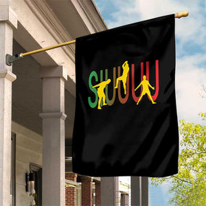Funny Game Day Soccer Celebration Gift Garden Flag Siuuuu TS12 Print Your Wear