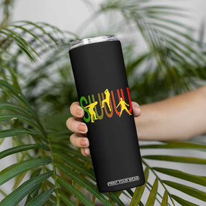 Funny Game Day Soccer Celebration Gift Skinny Tumbler Siuuuu TS12 Print Your Wear