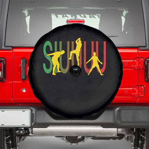 Funny Game Day Soccer Celebration Gift Spare Tire Cover Siuuuu TS12 Black Print Your Wear