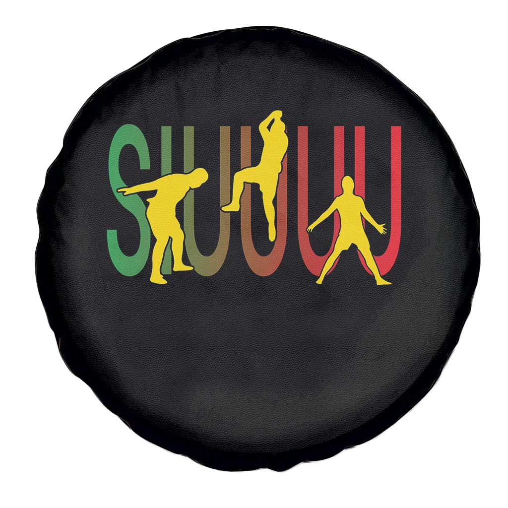 Funny Game Day Soccer Celebration Gift Spare Tire Cover Siuuuu TS12 Print Your Wear