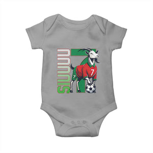 Siuuuu Game Day Soccer Celebration Baby Onesie Gift For Fans TS12 Sport Gray Print Your Wear
