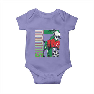 Siuuuu Game Day Soccer Celebration Baby Onesie Gift For Fans TS12 Violet Print Your Wear