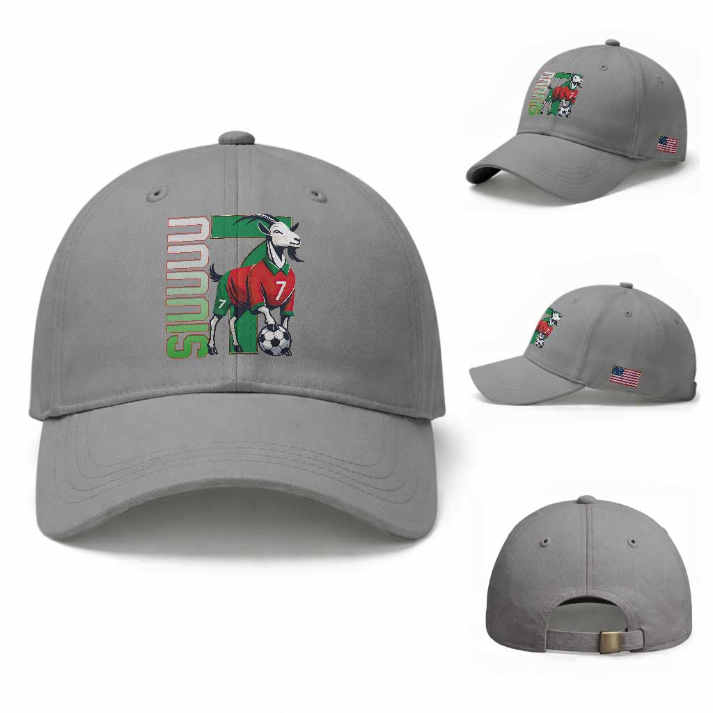 Siuuuu Game Day Soccer Celebration Baseball Cap Gift For Fans TS12 Baseball Cap Universal Fit Sport Gray Print Your Wear