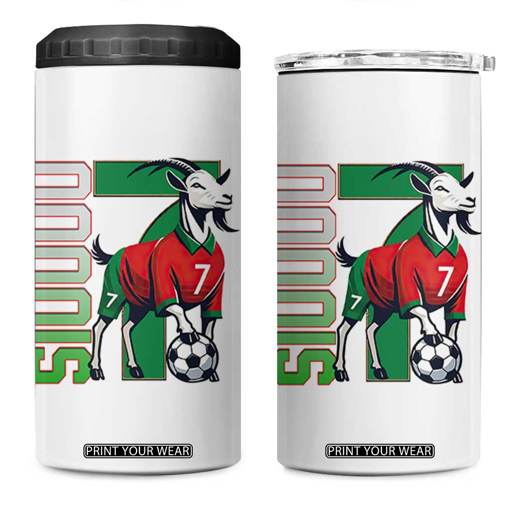 Siuuuu Game Day Soccer Celebration 4 in 1 Can Cooler Tumbler Gift For Fans TS12 One Size: 16 oz White Print Your Wear