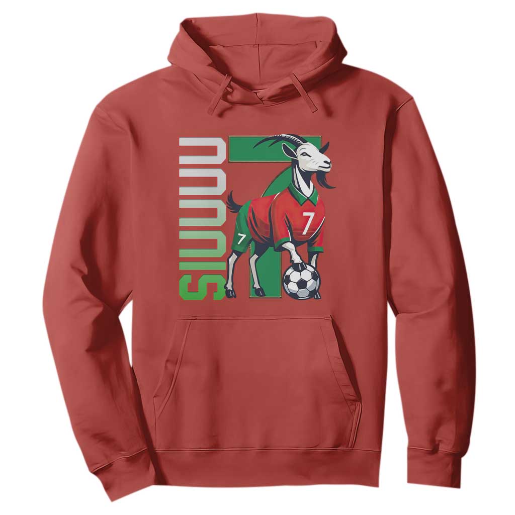 Siuuuu Game Day Soccer Celebration Hoodie Gift For Fans TS12 Red Print Your Wear