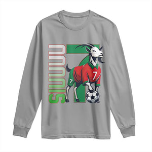 Siuuuu Game Day Soccer Celebration Long Sleeve Shirt Gift For Fans TS12 Sport Gray Print Your Wear
