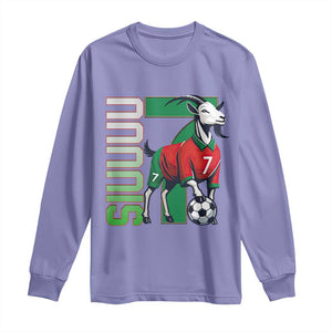 Siuuuu Game Day Soccer Celebration Long Sleeve Shirt Gift For Fans TS12 Violet Print Your Wear