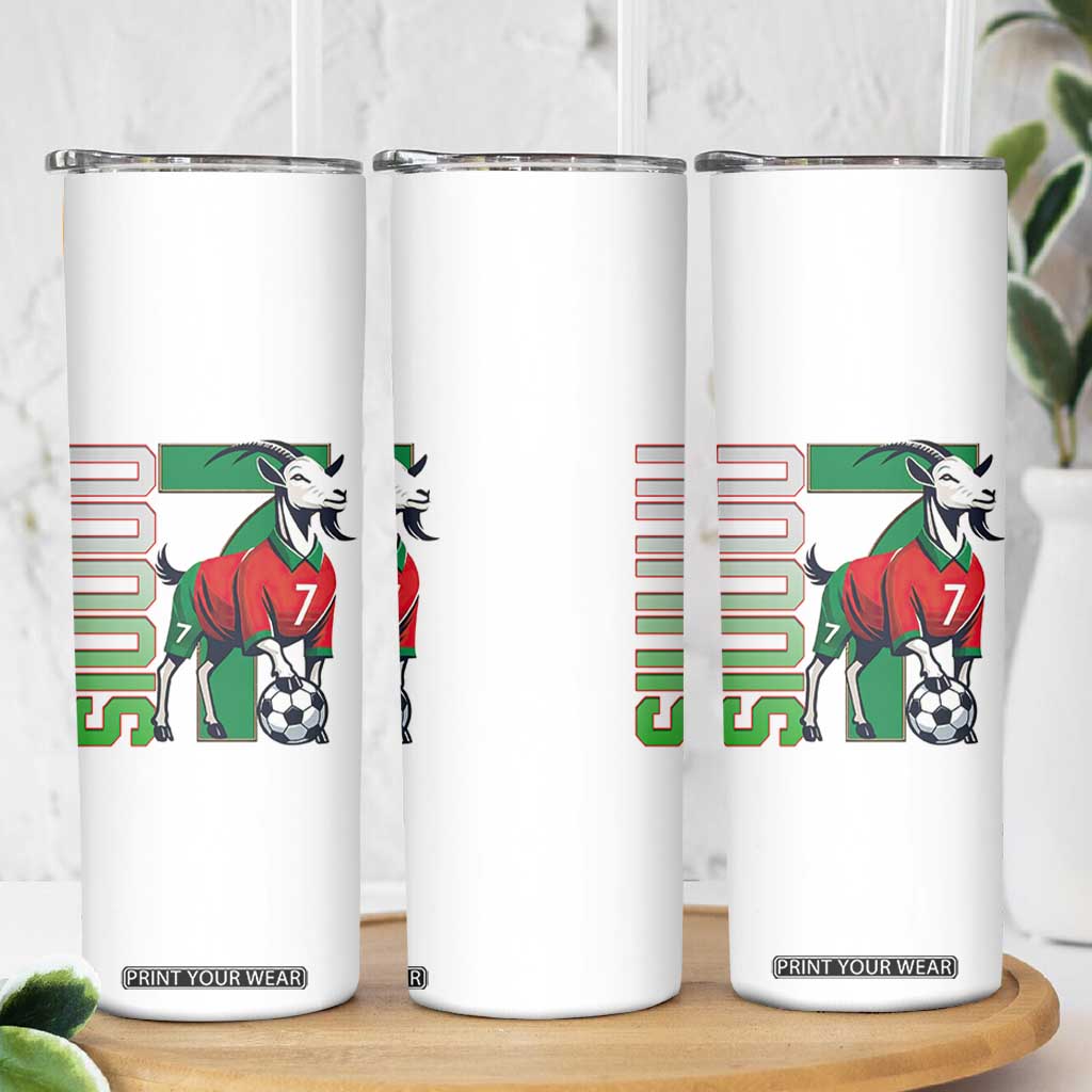 Siuuuu Game Day Soccer Celebration Skinny Tumbler Gift For Fans TS12 Print Your Wear